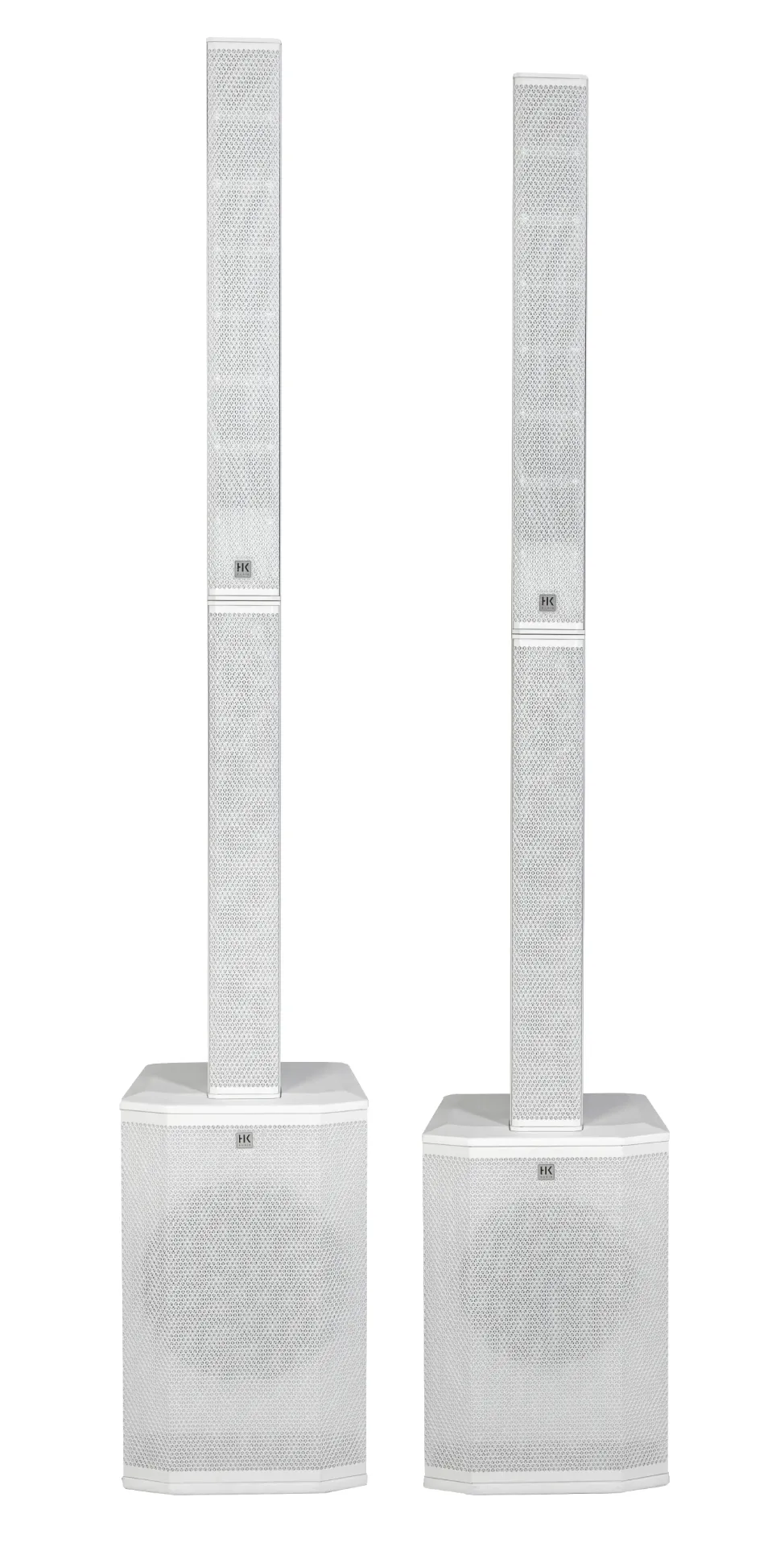 Sistema estereo de 2 barras  hk polar. 12" (White)