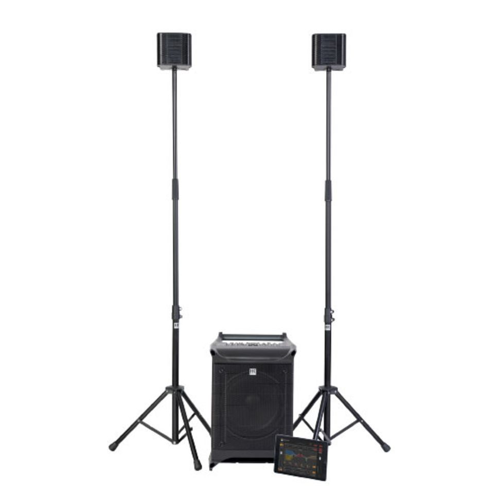 HK AUDIO  Nano 608i  Sistema Profesional Estereo 2.1 Consola de 4 canales Bluetooth & Wi‑Fi App (alquiler)