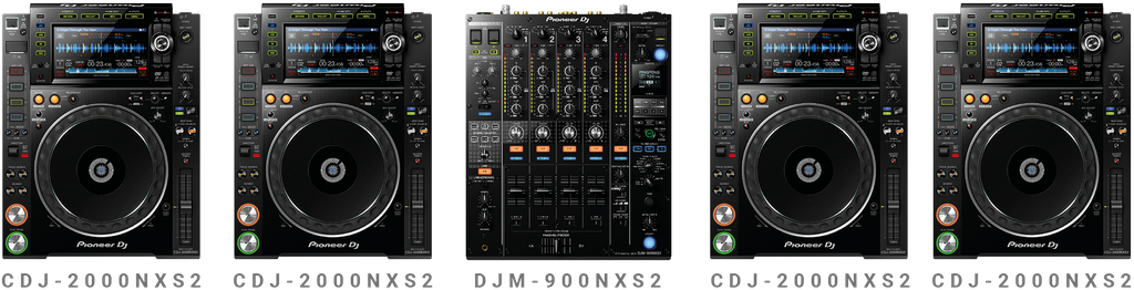 SET UP DJM 900 NXS2 + 4 CDJ 2000 NXS2