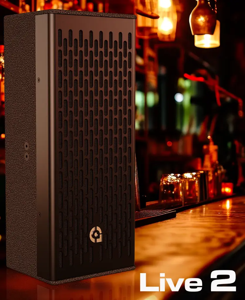 Monitor Audionics Live 2  - Black  | 2x LH 8" neodimiun driv  400W Rms  16 Oms    
