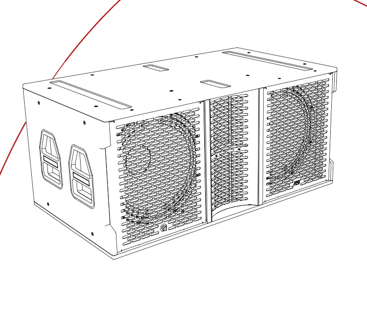  High Power SUBWOOFER SV-RS 2x18" 2400wats Rms  Audionics