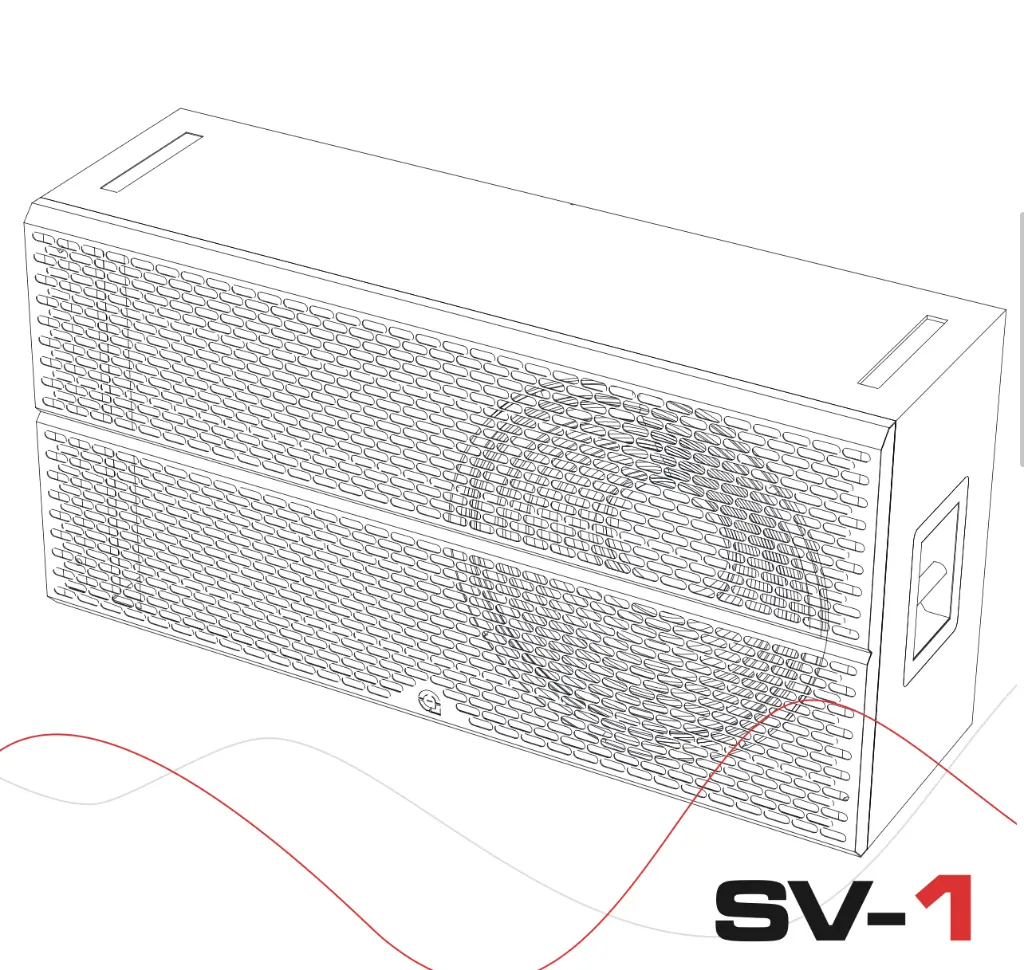 Subwoofer Audionics  SV1 Flat. | 1x18"  1200w Rms  141 SPL