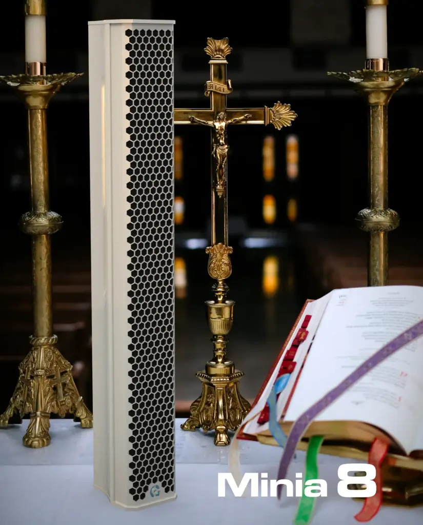 Altavoz Audionics MINIA 8 | 8x 2.5" neodimum + Bobina 0.8" Coaxial 160W (AES) 104 dB White 