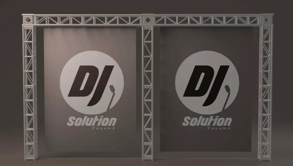 Truss con Banner Doble 