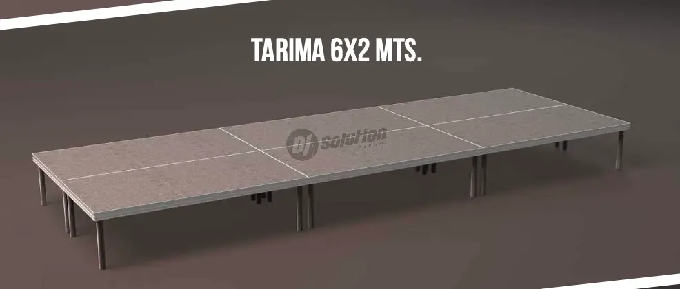 Tarima Módulo 6x2 