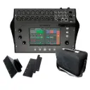 Consola Allen & Heath CQ-18T Digital Mixer paquete con bolso y kit de montaje para rack
