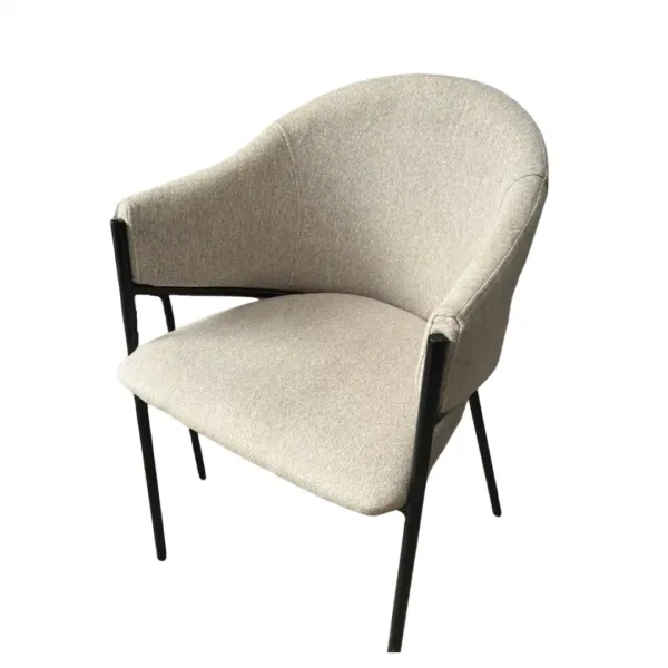 Sillas Semiovalada Crema