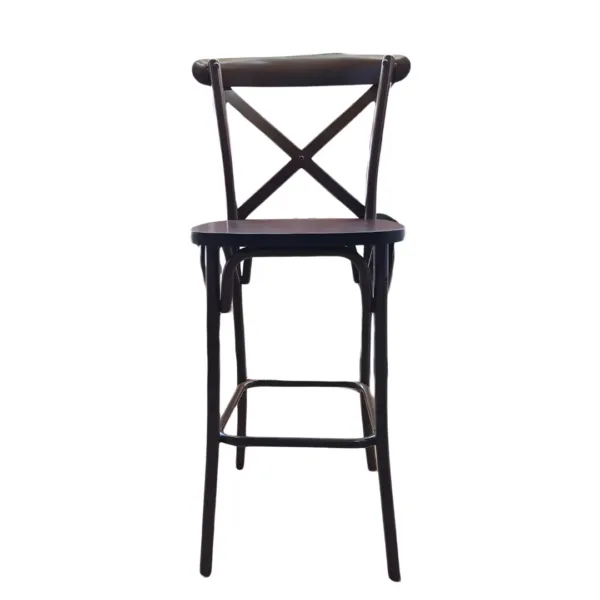 Sillas Alta Rustica Respaldar Cruzado