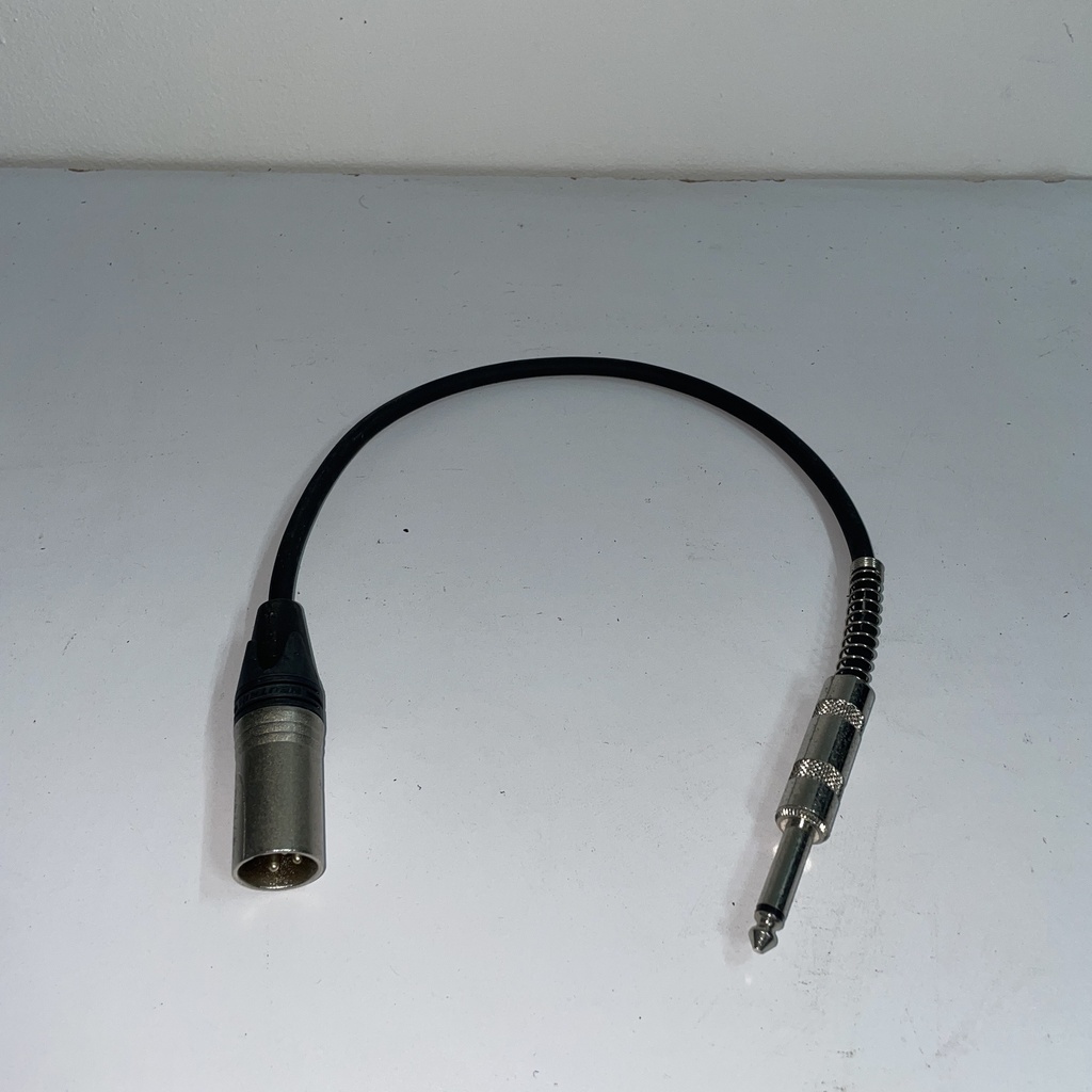 Cable XLR macho a 1/4 