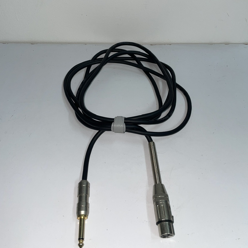 Cable XLR hembra a 1/4 mediano