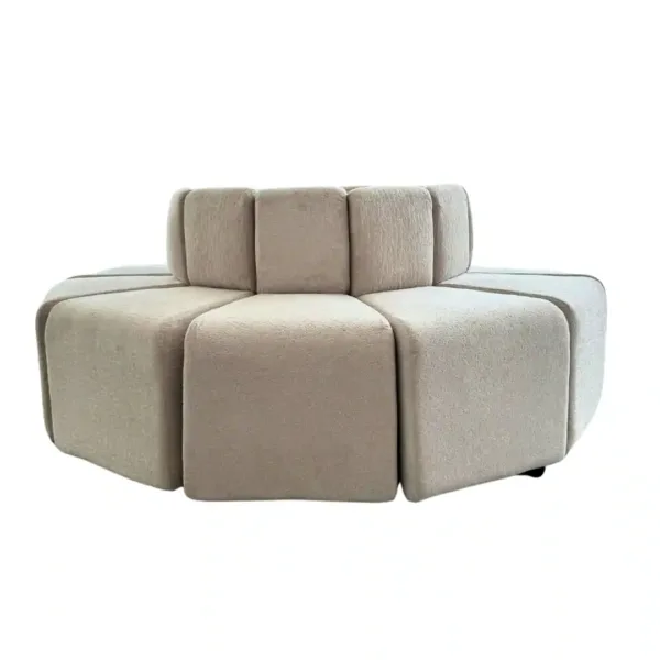 Sofas Modular Redondo Blanco