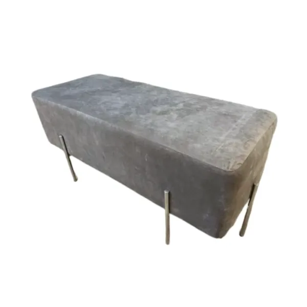 Puffs Rectangular Gris