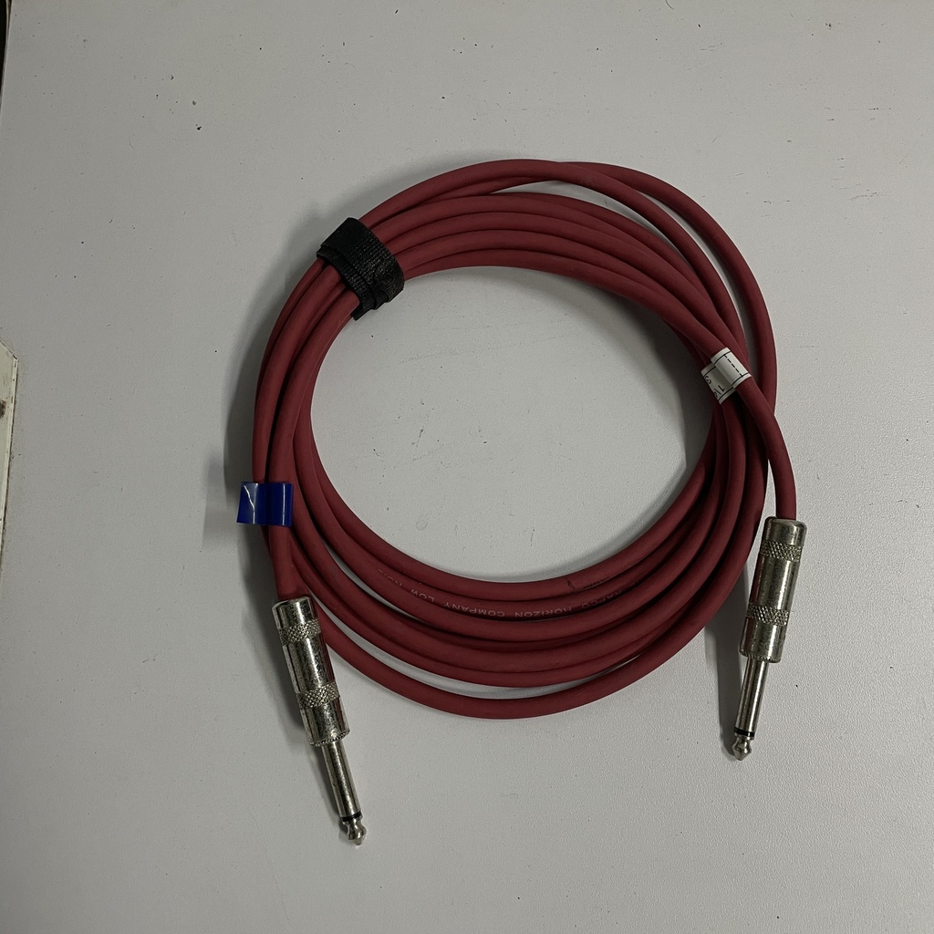 Cable 1/4 a 1/4 rojo 3mts