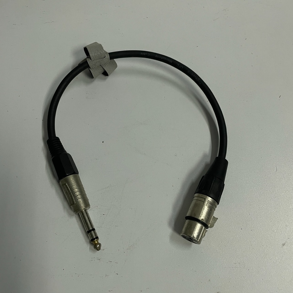 Cable XLR hembra a 1/4 TRS