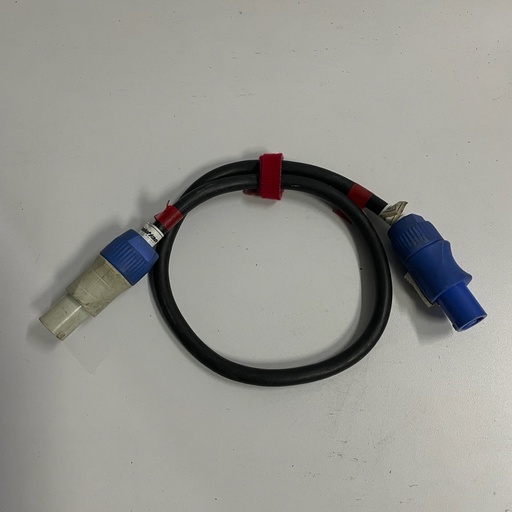 Cable puente PowerCom azul a gris 1mts