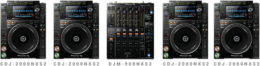 SET UP DJM 900 NXS2 + 4 CDJ 2000 NXS2
