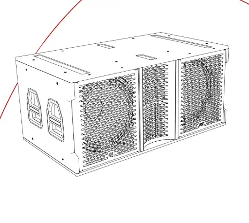  High Power SUBWOOFER SV-RS 2x18" 2400wats Rms  Audionics
