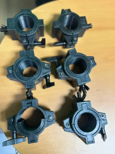 6 Clamps Circulares para Truss – Abrazaderas Profesionales 