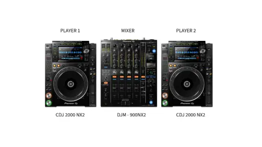 DJ Setup (2) CDJ 2000Nx2 +  DJM - 900Nx2 