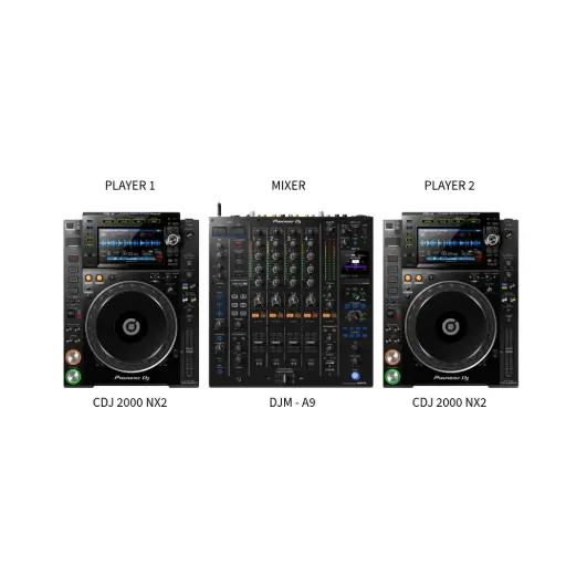 DJ Setup (2) CDJ 2000Nx2 +  DJM - A9