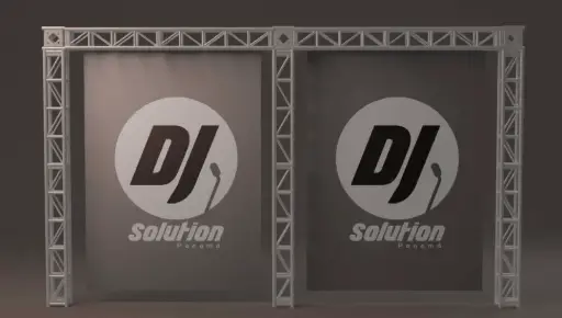 Truss con Banner Doble 