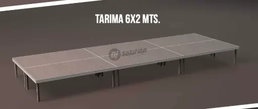 Tarima Módulo 6x2 