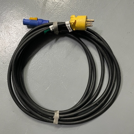 Cable PowerCom Azul a corriente 6mts