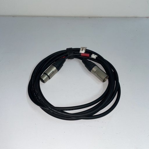 Cable XLR macho a XLR hembra