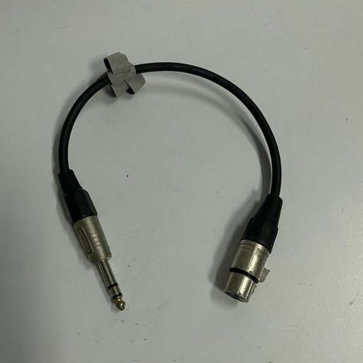 Cable XLR hembra a 1/4 TRS